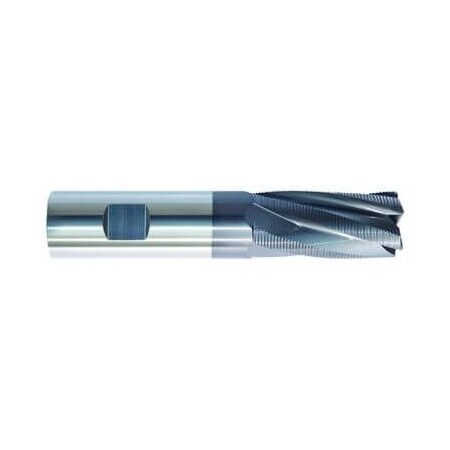 Morse End Mill, Center Cutting Regular Length Single End, Series 5971T, 1 Cutter Dia, 0025 Corner Radi 90680